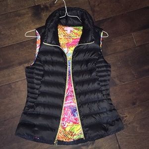 Lilly Pulitzer Black Vest